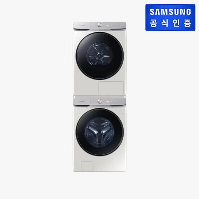[하이마트] [6월2주차 이후 순차배송] AI 21＋21kg 세탁기＋건조기 WF21DG6650BE2T(WF21DG6650BE＋DV21DG8600BE)
