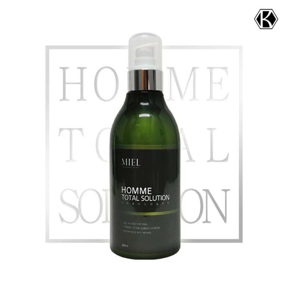 (레디) 미엘 남성 남자 올인원 화장품 포맨 케어 솔루션 300ml+마스크팩 3매