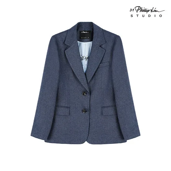 25SS Premium 메탈릭 프렌치 린넨 블렌디드 자켓