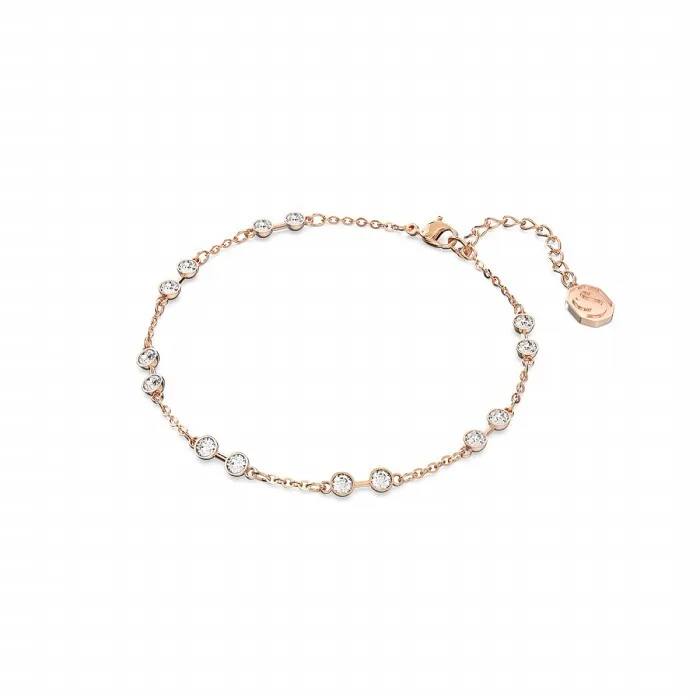 [스와로브스키/본사정품] Remix Strand 로즈골드 팔찌 M 5664055