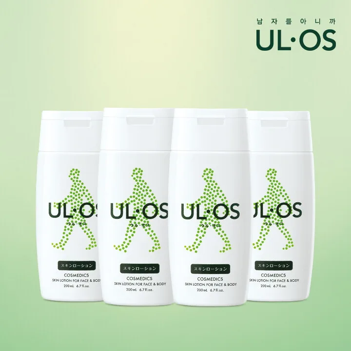 [우르오스] 올인원 모이스처라이저 스킨 로션 200ml x 4_C