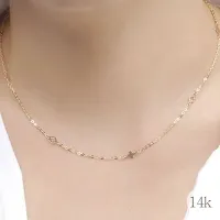 코스타스웨그 14K목걸이 체인목걸이 로제 목걸이