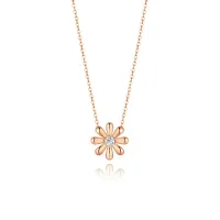 데이지블룸(랩그로운다이아몬드)14K목걸이 2C2600021  골든듀AMC LU