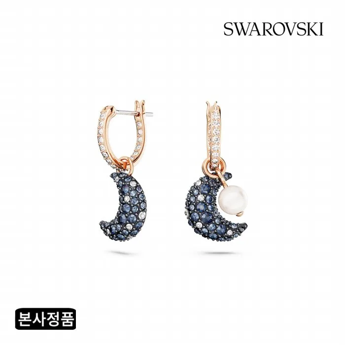 [스와로브스키/본사정품] Sublima 로즈골드 드롭 귀걸이 5671569